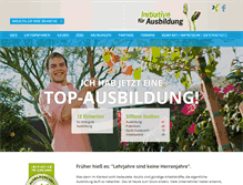 Tablet Screenshot of initiative-fuer-ausbildung.de